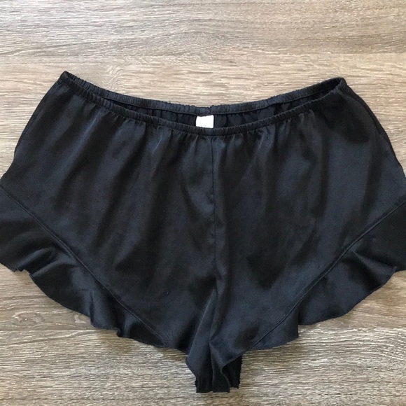Victoria's Secret Other - Victoria's Secret Black Ruffle Sleep Short